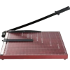 Buyor A3 paper cutter with magnetic paper adjuster on sturdy wood and metal base, suitable for office and photo trimming.