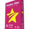 Golden Star A4 paper 5 reams of 500 sheets each – available in 70gsm and 80gsm options