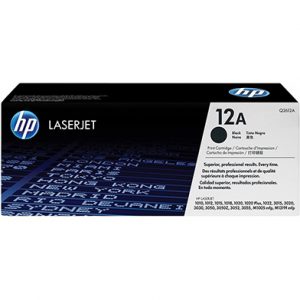 HP 12A Original Toner Cartridge for LaserJet Printers – Front View