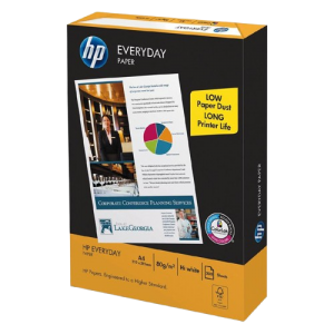 HP Everyday A4 Paper 80gsm – 500 Sheets Ream for Office & Home Printing