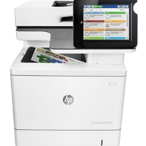 HP Color LaserJet Enterprise MFP M577dn multifunction duplex printer with touchscreen