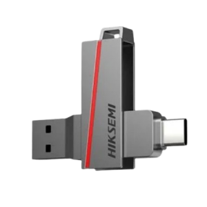 Hiksemi 64GB USB flash drive with sleek metal casing and compact design
