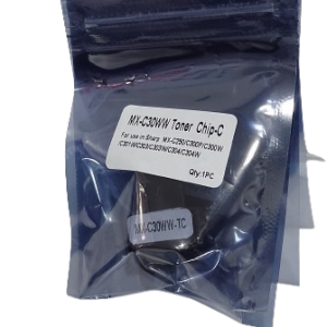 MX-C30WW Cyan Toner Chip compatible with Sharp MX-C series printers
