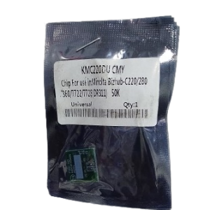 KMC220DU CMY universal printer chip for Minolta Bizhub C220/C280/C360/7722/7728 DR311
