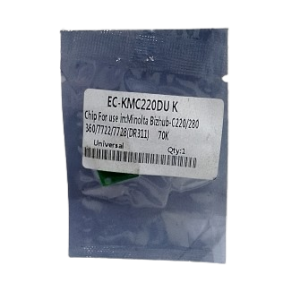 EC-KMC220DU Black Drum Chip compatible with Minolta Bizhub C220 C280 C360