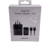Samsung 45W USB-C Power Adapter with 5A cable for fast, intelligent charging of phones, tablets, and laptops