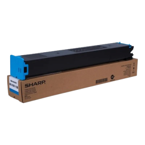 Original Sharp MX-61GTCB Cyan Toner Cartridge for high-quality blue printing