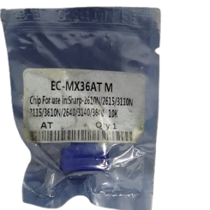 EC-MX36AT Magenta Toner Chip – Compatible with Sharp MX-2610N, 3110N, 3140, and more