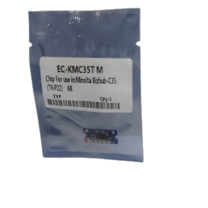 EC-KMC35T Magenta Chip – Compatible with Minolta Bizhub C35, 6K Yield, TNP22