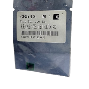 HP Magenta Toner Chip CB543A – replacement chip for HP CP1215, CP1515, CP1518, CM1312 printers